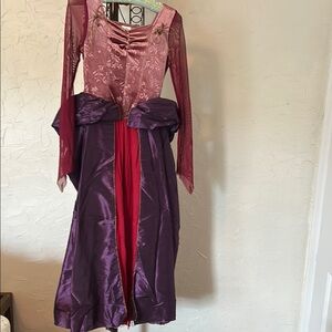 Pink and Purple Long Dress